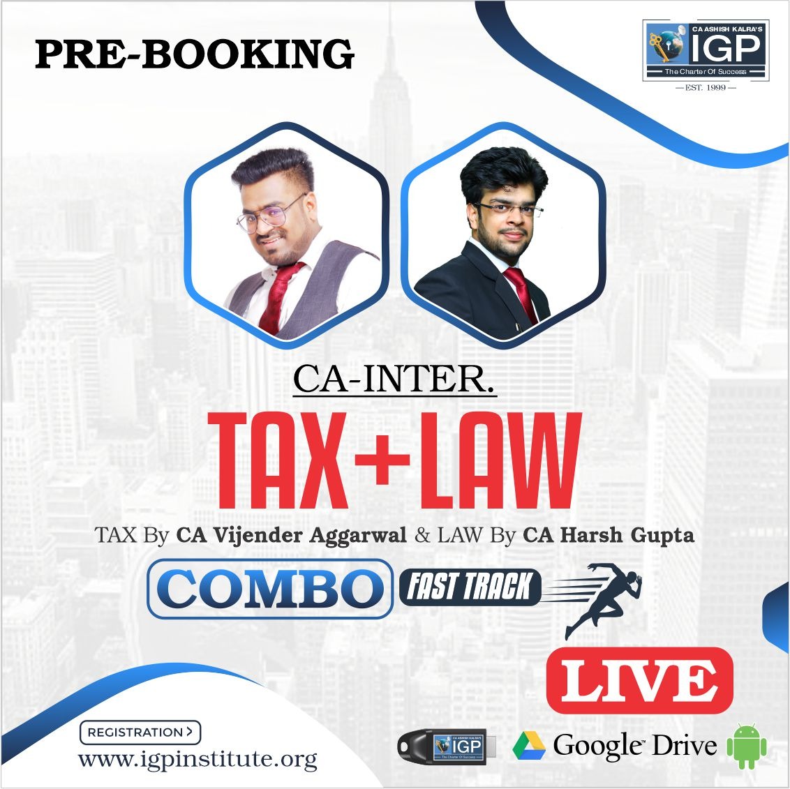 CA Inter Tax & Law Fast track Combo